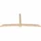 Ekena Millwork Bellingham Smooth Timber Gable Bracket, Douglas Fir, 108"W x 49"H x 3 1/2"D x 5 1/2"F, 11/12 Pitch GBW108X49X0406BEL00SDF - alternate 2